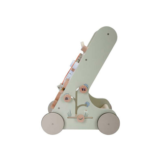Little Dutch 7072 FSC Wooden Activity Walkers - Little Goose, mint