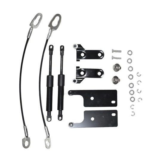 JINGLINGKJ Trunk Struts for Hilux GUN125 GUN126 Revo Pickup 2015-2021 Tailgate, Gas Spring, supports two years warranty (regular black)