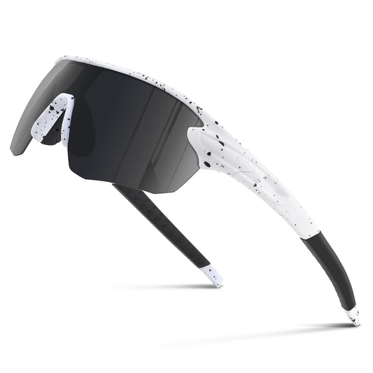 suoso sports glasses-bike glasses-men-women-polarized-sunglasses-sunglasses-men-women-UV400 protection-fast glasses-rave, i-white gray