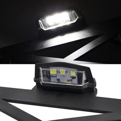 Baceyong motorcycle license plate light bracket, motorcycle side-mount LED taillight license plate holder. Fits motorcycles, sports bikes, cruisers, etc.