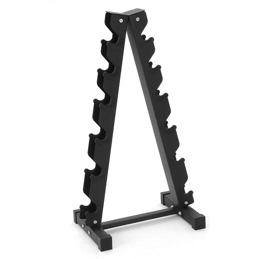 Quiet Dumbbell Rack Dumbbell Stand Professional Dumbbell Rack 300kg Capacity 6-Tier Carbon Steel Dumbbell Holder Weight Stand Gym Professional Weight Plate Stand Dumbbell Rack