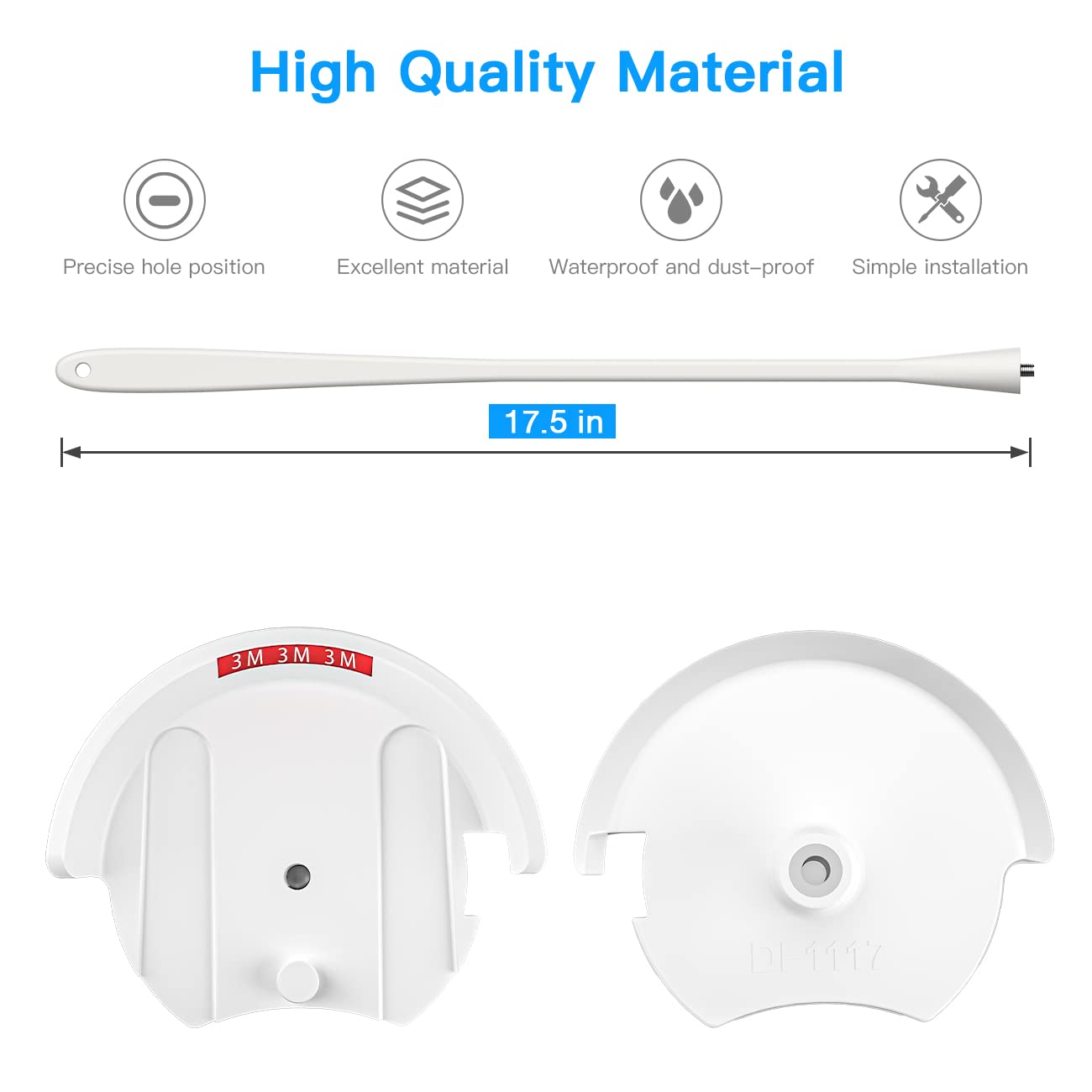 Holder for Babysense S2/V43 Split-Screen Baby Monitor - Flexible Baby Monitor Stand, Baby Camera Monitor Holder for nursery crib edges Baby monitor