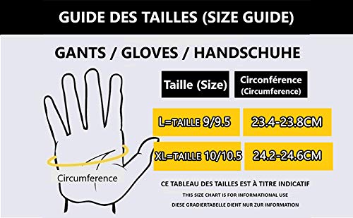 Motorcycle gloves, Warm motorcycle gloves, Winter touchscreen gloves, Gloves for men and women Waterproof, Windproof & Non-slip, multiple reinforcements and protectors for Motocross.