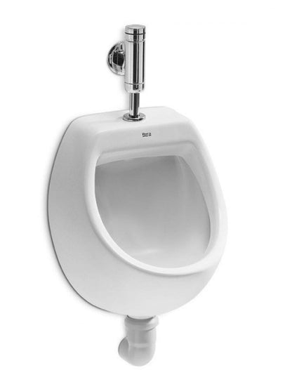 VBChome urinal inlet top + flush valve + siphon white modern high quality ceramic urinal vertical pee pot mini + urinal flush valve pressure flush valve + bottle siphon