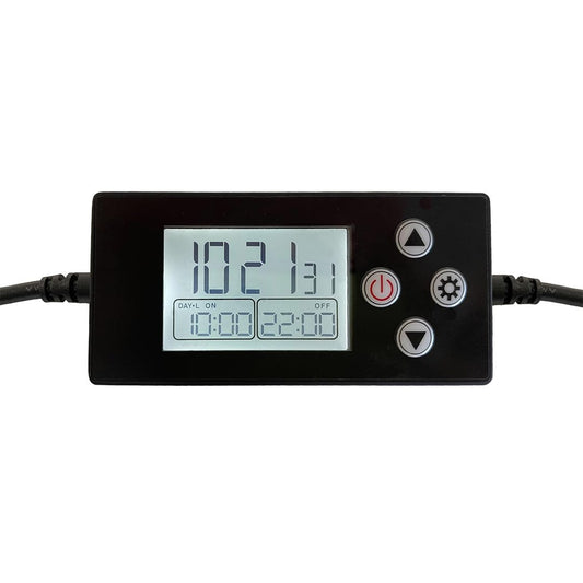 HappyBird Digital Timer | Programmable Timer, gradual dimming function | Specifically for bird lamps | Gentle light regulation | Simulates natural sunrise/sunset.