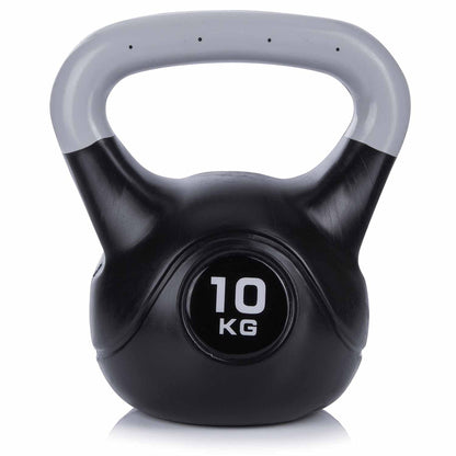 Body & Mind® Kettlebell Dumbbell 2-20 kg - Workout Weight Dumbbell for Strength Training - Professional Fitness Swing Dumbbell made of plastic (f - 10 kg)