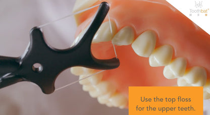 Toothbat WOW dental floss holder, eco-friendly, high quality, provides consistent results, comfortable grip, easy to use, works with your favorite dental floss.