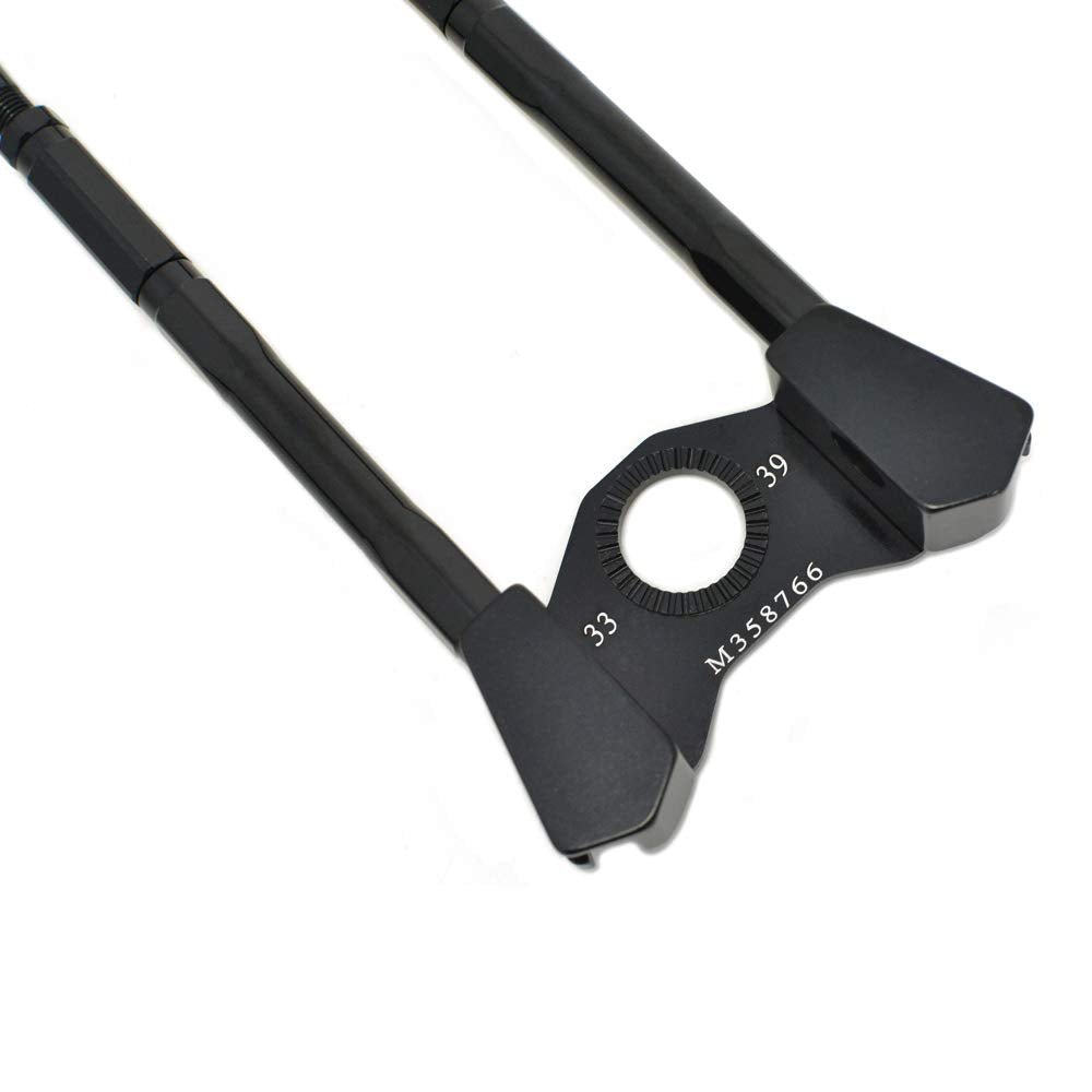 Gearoop Bicycle CoolStand Alloy Adjustable Side Stick 33-39mm, Black, ST1914