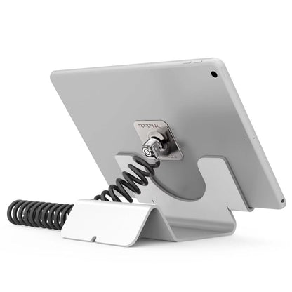 Maclocks Universal Security Tablet Holder with Cable Lock for Apple iPad Air 2, iPad 9.7" (2017), iPad Pro, Samsung Galaxy Tab, and more. [black | aluminum | theft protection] - CL12UTH-BB