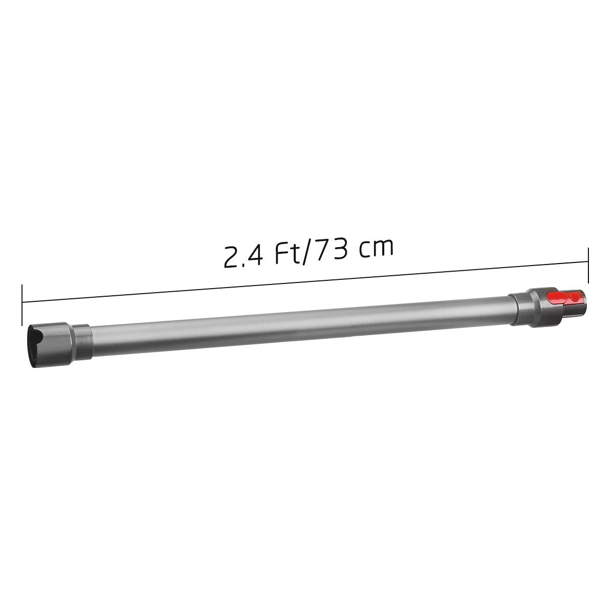 MOPEI Extension Tube for Dyson V7 V8 V10 V11 V15 Stick Vacuum, 73 cm (Silver)