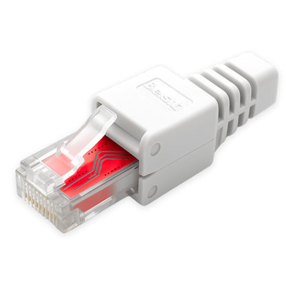 Germany B.e.s.t 10x network plug RJ45 CAT6 tool-free - tool-less LAN UTP cable plug for CAT5, CAT6, CAT7 - Suitable for installation and patch cables.