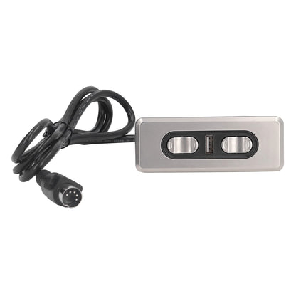 Electric sofa remote control, dual motor control, USB charging port, for lift chairs and recliners.