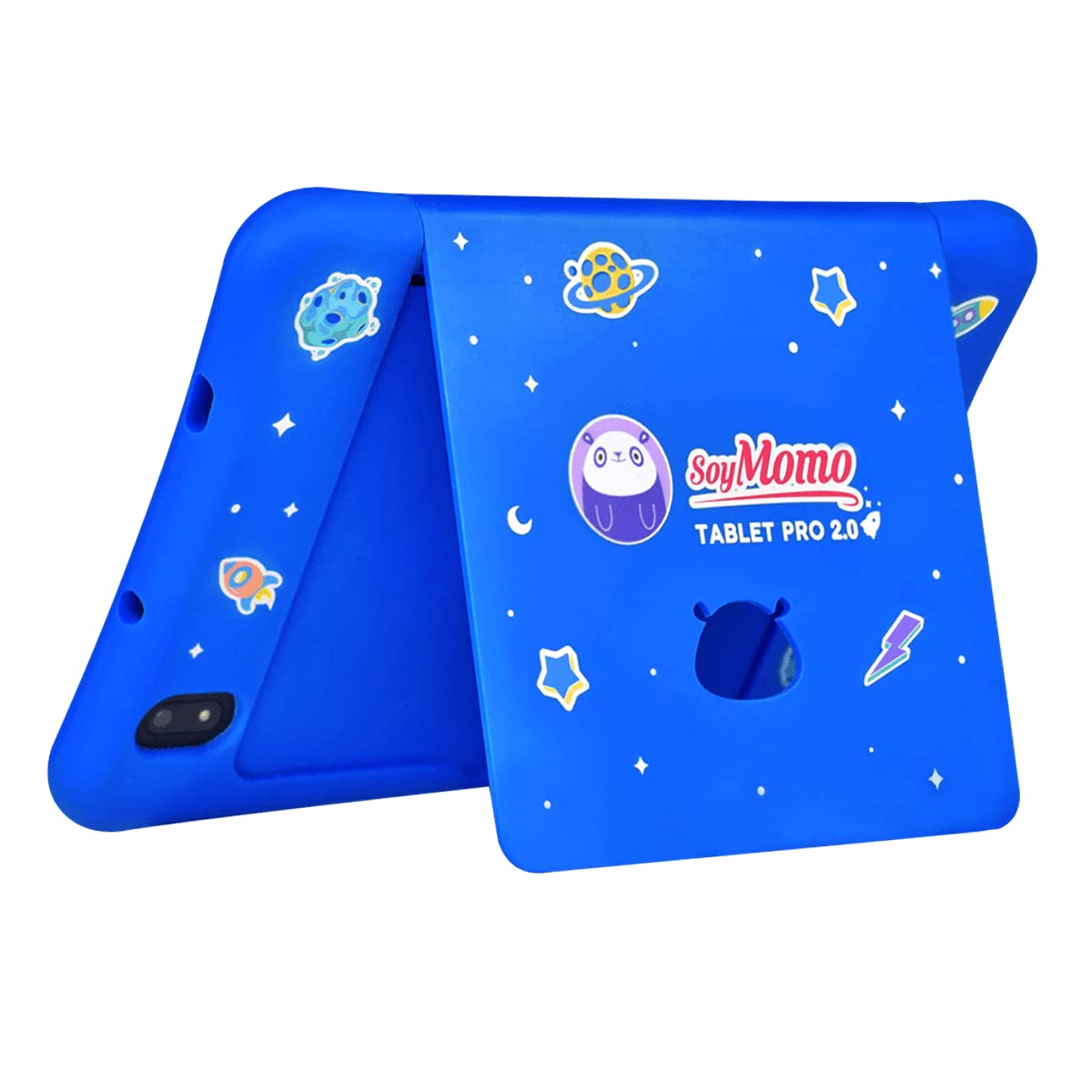 SoyMomo - Kids Tablet - Pro 2.0 - Detection of inappropriate content, Artificial Intelligence, Parental controls, Ad blocker, 8" FHD, 32GB, WiFi, Bluetooth, Blue