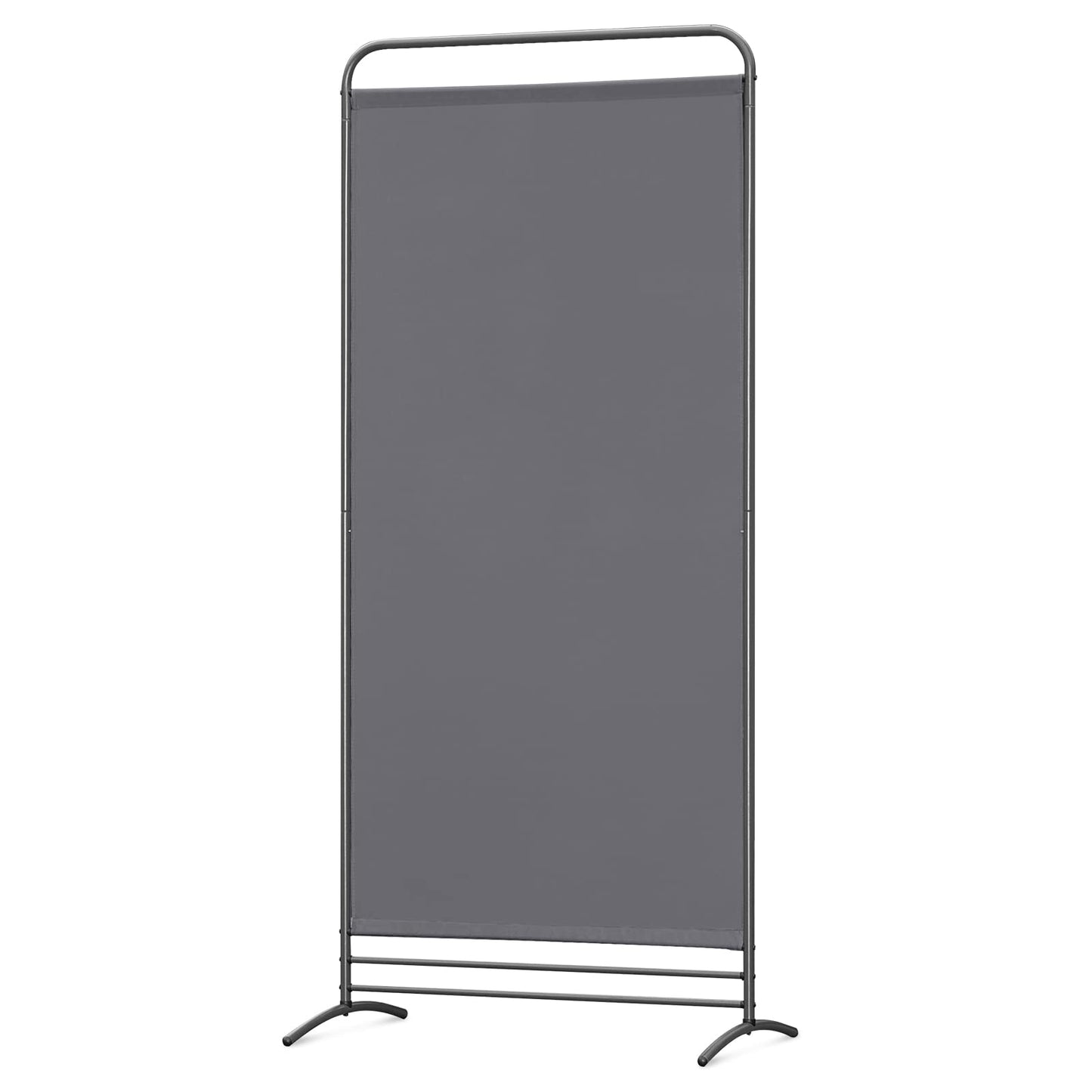 Angel Living Room Divider 1 Foldable Room Divider Freestanding Privacy Screen Standing Partition Privacy for Offices, Balcony, Bedroom, Outdoor Garden, 81cm x 180cm Gray