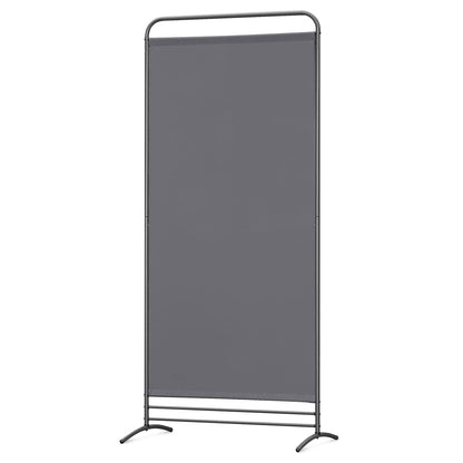 Angel Living Room Divider 1 Foldable Room Divider Freestanding Privacy Screen Standing Partition Privacy for Offices, Balcony, Bedroom, Outdoor Garden, 81cm x 180cm Gray
