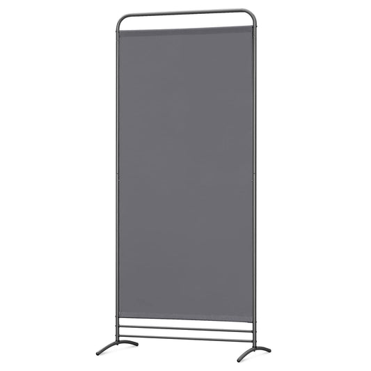 Angel Living Room Divider 1 Foldable Room Divider Freestanding Privacy Screen Standing Partition Privacy for Offices, Balcony, Bedroom, Outdoor Garden, 81cm x 180cm Gray