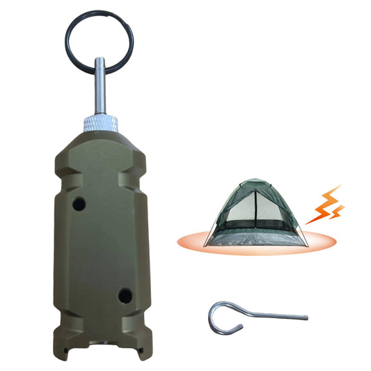 Perimeter Trip Alarm, Perimeter Trip Alarm 12 Gauge tripwire alarm device for buildings yards camping gear Green