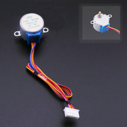 ELEGOO 5-pack Stepper Motor 5V 28BYJ-48 ULN2003 and 5pcs Driver Board ULN2003 for Arduino
