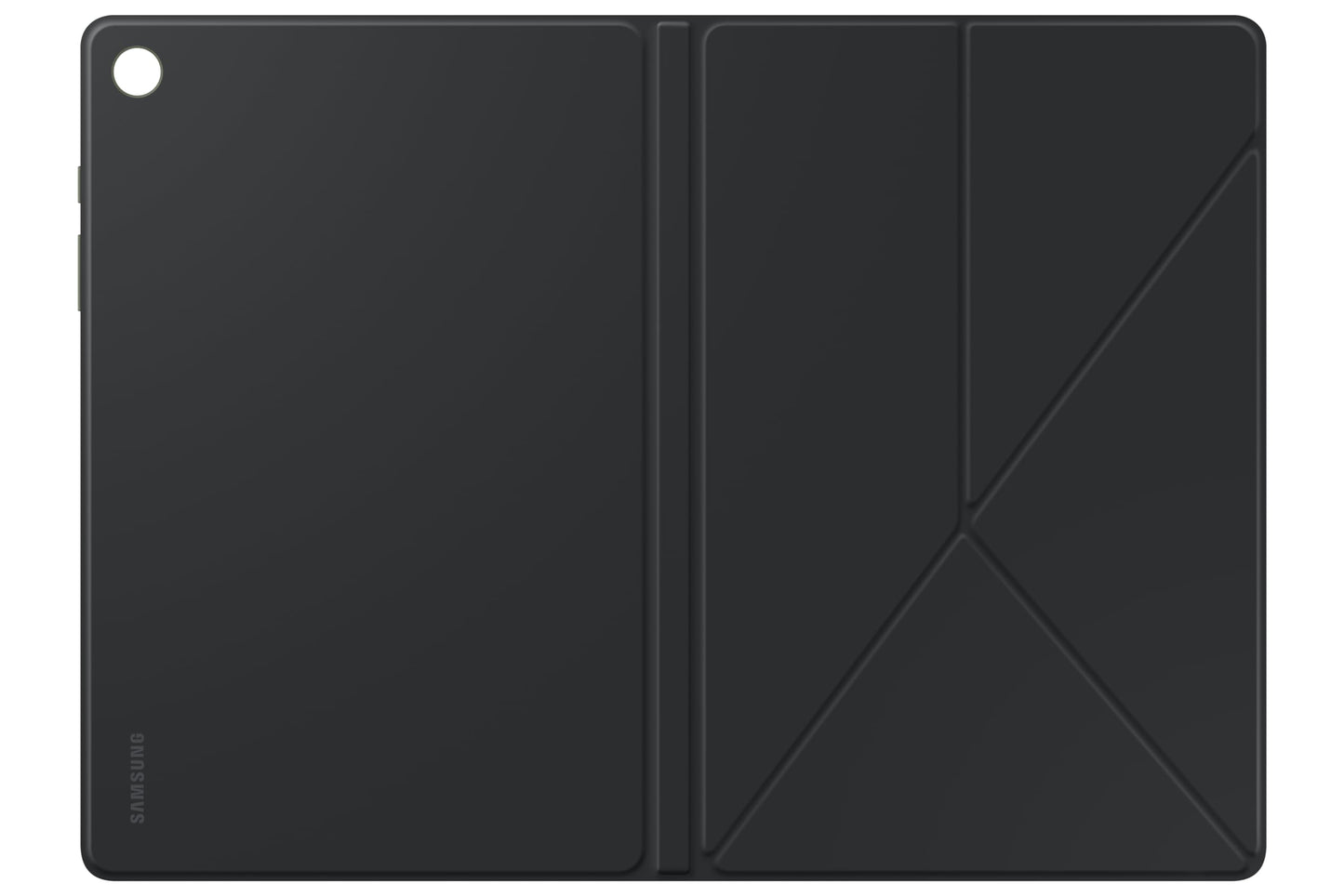 Samsung Book Cover EF-BX210 for Galaxy Tab A9, tablet cover, slim, lightweight design, stylish protection, two practical stand options, black.
