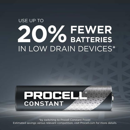 70 x Mini Duracell Procell AAA Alkaline (7 Blister cards of 10 batteries each) 70 batteries