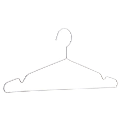 Amazon Basics Stainless Steel Clothes Hangers, 50-Pack, Chrome-plated