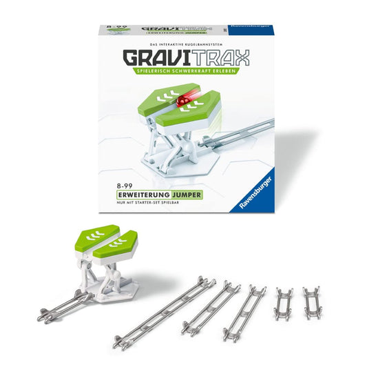 Ravensburger GraviTrax Expansion Jumper - Ideal accessory for spectacular marble runs, construction toy for kids aged 8 and up.