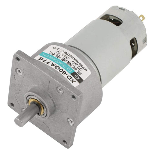 5-600 RPM speed reducer gear motor DC 12 24V 35W CW CCW high torque speed gear (24V 30RPM)