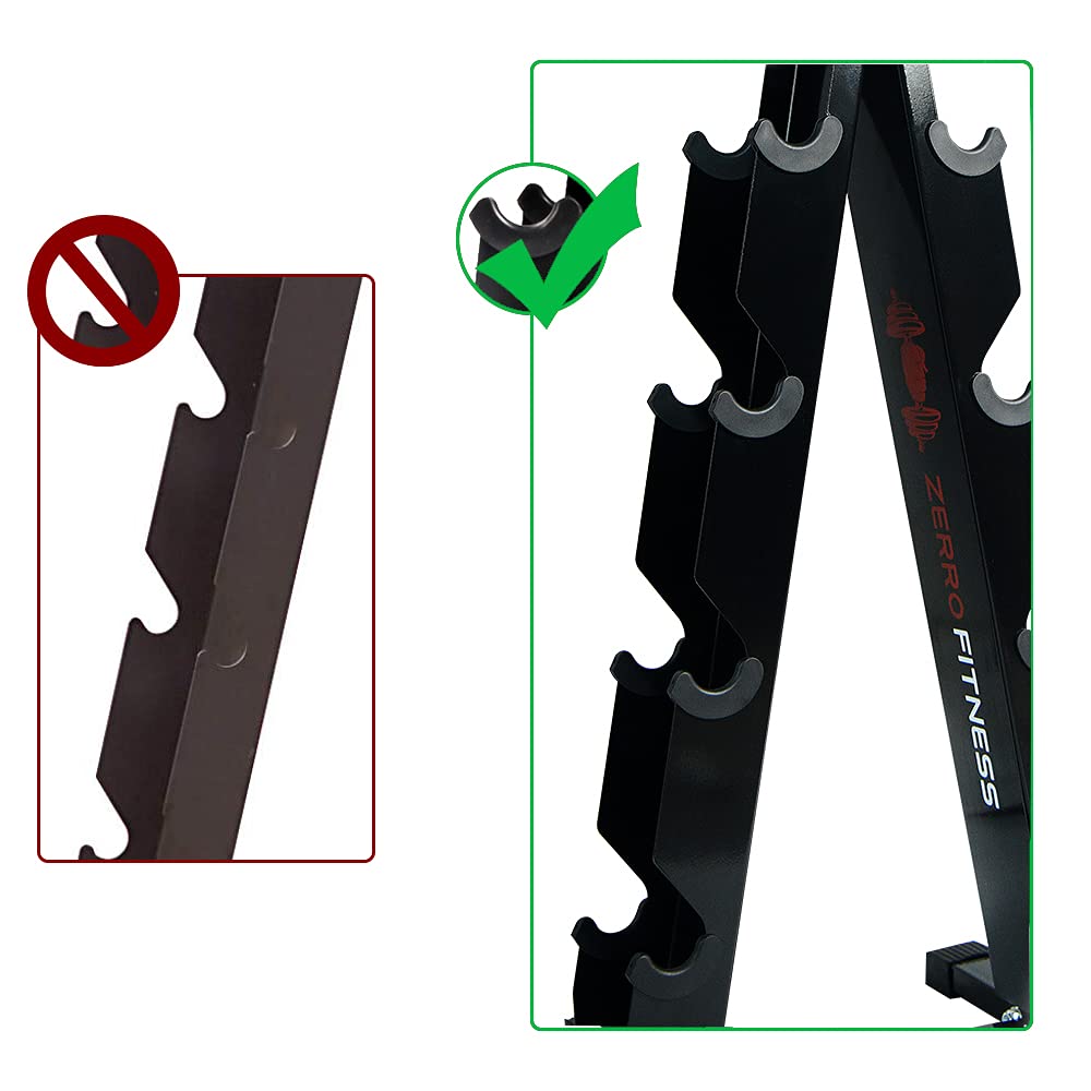 ZERRO Dumbbell Rack Professional Dumbbell Stand Dumbbell Shelf Dumbbell Rack 300kg Capacity