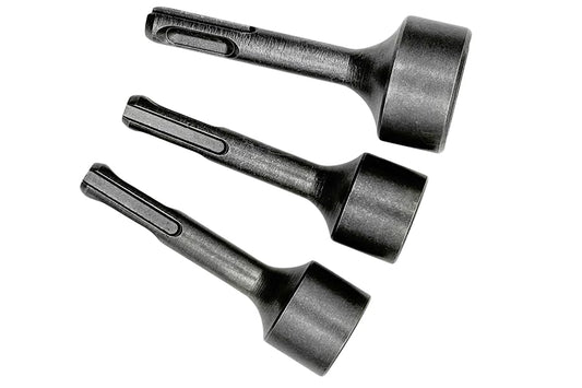 3x SDS Plus impact tool driving tool drive anchor ground rod earth nail driver Ø 16, 20, 25 mm