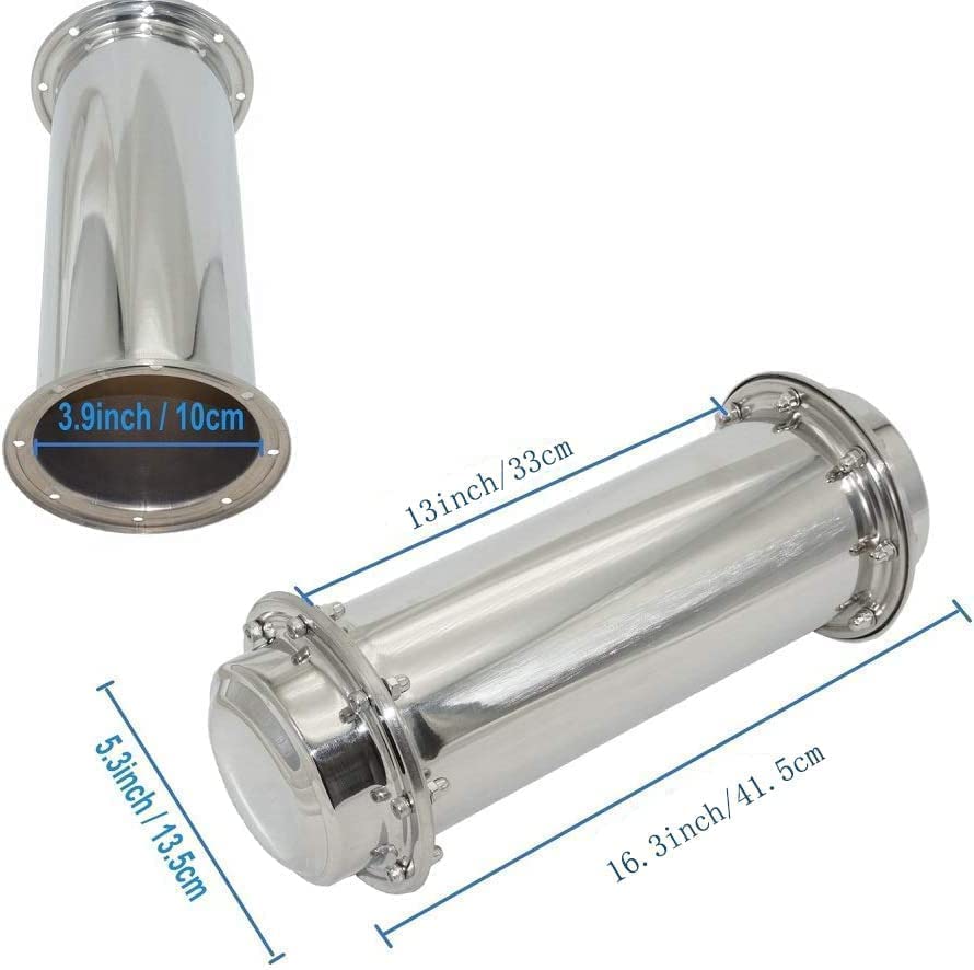 Time capsule made of anti-corrosion and waterproof 304 stainless steel, a durable container for granddaughter's future graduation gifts (16.3 inches)