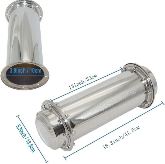 Time capsule made of anti-corrosion and waterproof 304 stainless steel, a durable container for granddaughter's future graduation gifts (16.3 inches)