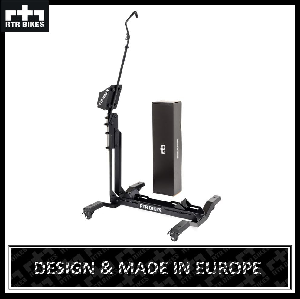 RTR BIKES BRUTUS UP PRO Professional Freestanding Bike Stand - Perfect for your garage, home, or bike shop.