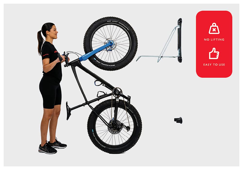 Steadyrack Bike Wall Mount - Fat Rack - Vertical bike wall mount as storage solution for your home, garage, or cycling park.
