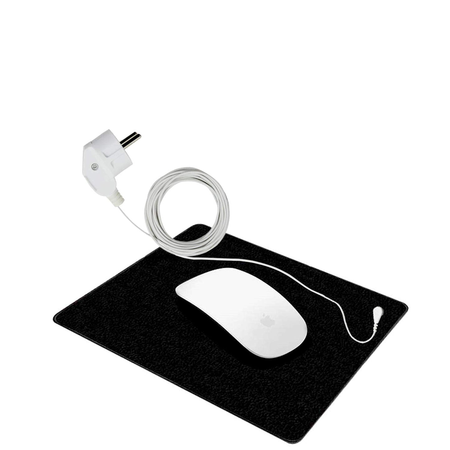 GREENERGY Grounding mat Grounded Mouse pad with EU grounding cable Safe grounding product Grounding Sheet (25x30cm)