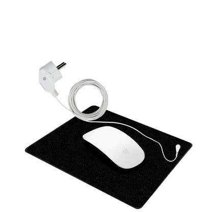 GREENERGY Grounding mat Grounded Mouse pad with EU grounding cable Safe grounding product Grounding Sheet (25x30cm)