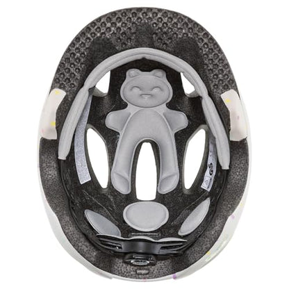 uvex oyo style - lightweight bike helmet for kids - custom sizing adjustment - expandable with LED light - egg dots matte - 50-54 cm