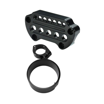 HDBUBALUS Tachometer Bracket Turn Signal Handlebar Clamp Fits Harley Sportster XL883 1200 1993-2020