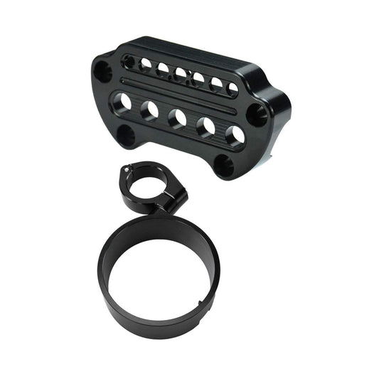 HDBUBALUS Tachometer Bracket Turn Signal Handlebar Clamp Fits Harley Sportster XL883 1200 1993-2020