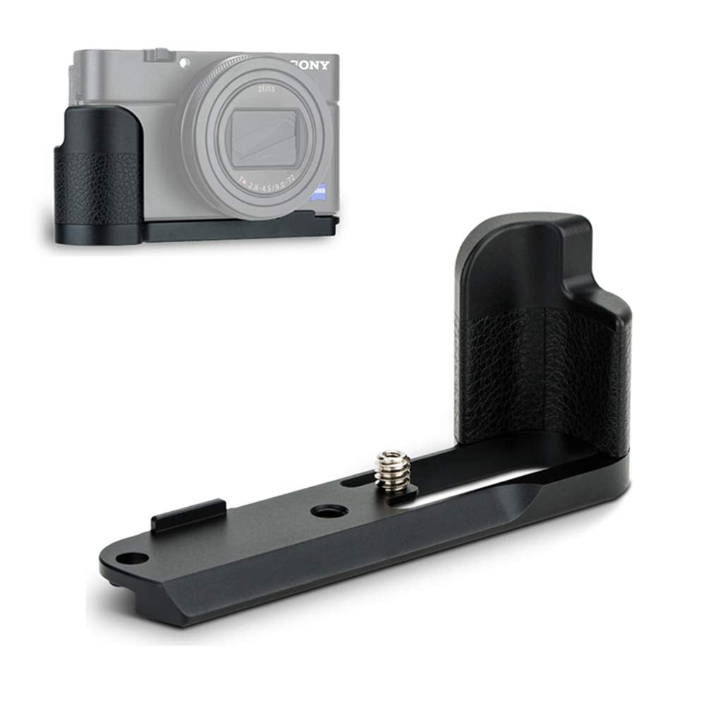 JJC Metal Hand Grip Secure grip for Sony RX100 VI VA V IV III II DSC-RX100VI RX100V RX100IV RX100III RX100II RX100 RX100M6 RX100M5A RX100M5 RX100M4 RX100M3 RX100M2 cameras