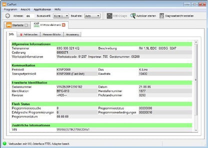 AutoDia K509 for CarPort software CAN UDS or KKL USB diagnostic interface
