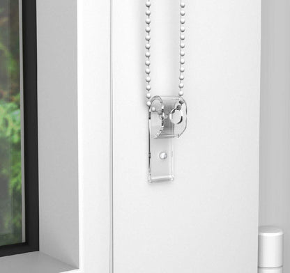 Home-Vision® Blackout Roller Blind Clamp Fix, no drilling with clamp supports, window blind, side pull blind, blackout blind, lightproof thermal blind (Grey, W125cm x H150cm)