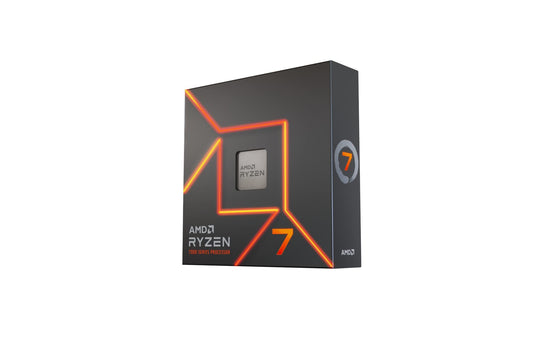 AMD Ryzen 7 7700X Processor (integrated Radeon graphics, 8 cores/16 threads, 105W TDP, AM5 socket, 40MB cache, Up to 5.4 GHz max boost, No cooler)