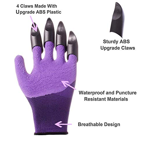 WISDOMLIFE 6-Piece Garden Tool Set Garden Tools Gift Set Anti-Slip Handle with Anti-Rust Trowel, Gardening Gloves, Pruner, Water Sprayer, and Case