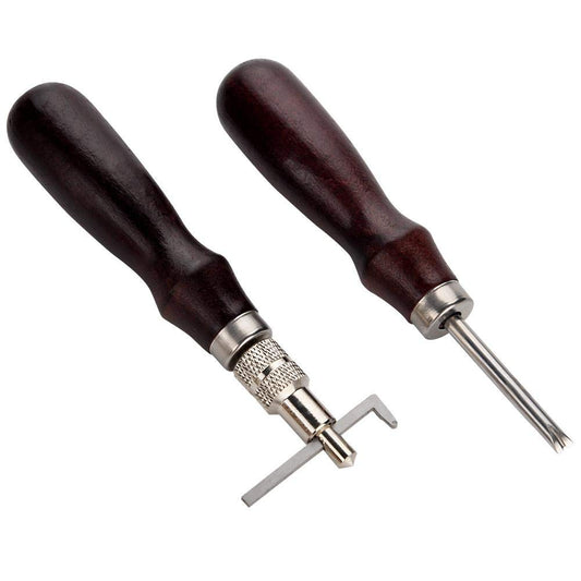 Leather Tool Set 18pcs Leather Craft Set Leather Tools and Accessories Set Leather Craft Tool Set for Leather Craft Sewing Cutting DIY.
