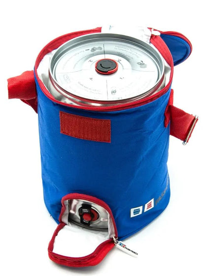 Brauen.de cooler bag for 5-liter party keg for tapping also via tap system - cooling party kegs with insulated box - beer keg cooler barrel
