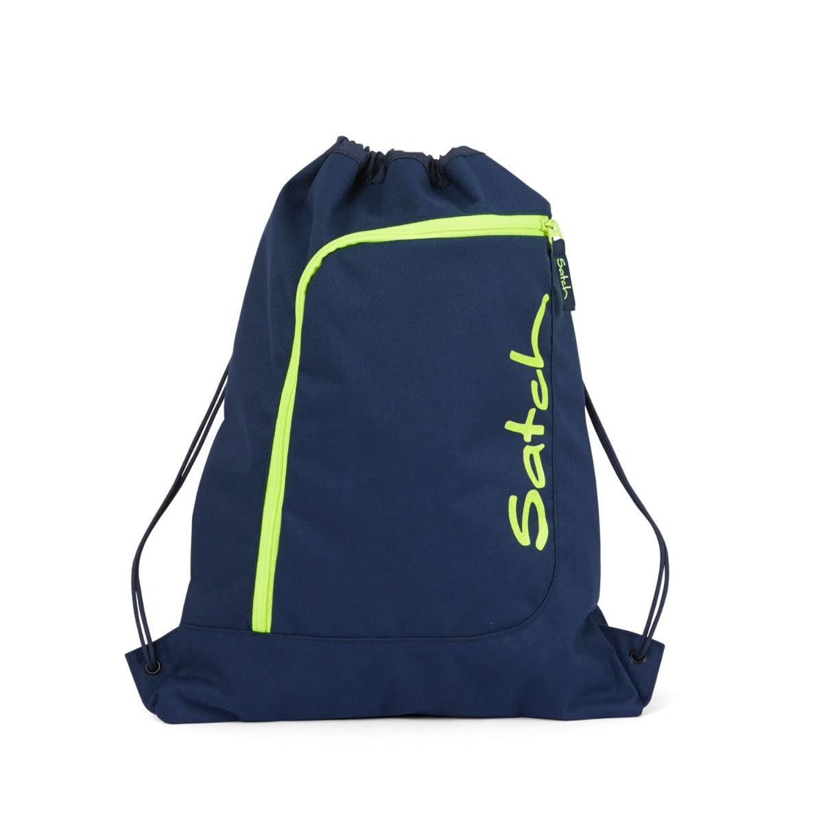 Satch Match school backpack set 3pcs incl. pencil case and gym bag (Toxic Yellow)