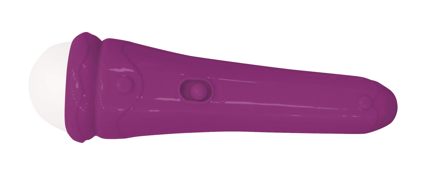 Lexibook, The Ice Queen, Illuminating Speaker on Stand for Kids, musical game, adjustable height, light effects, 2 microphones included, MP3 plug, Aux-in cable plug, purple, S160FZ.