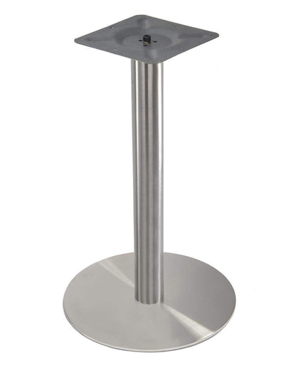 ONPIRA base round stainless steel table frame bistro table base floor plate Ø45cm
