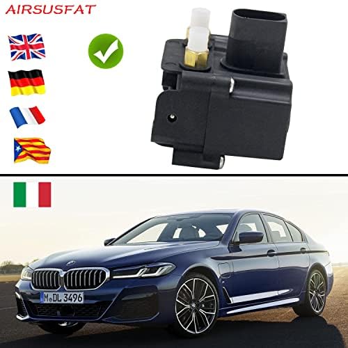 Airsusfat air suspension compressor valve block fits BMW F01 F02 F07 F11 X5 F15 X6 F16 air ride solenoid 37206789450 37206784137.