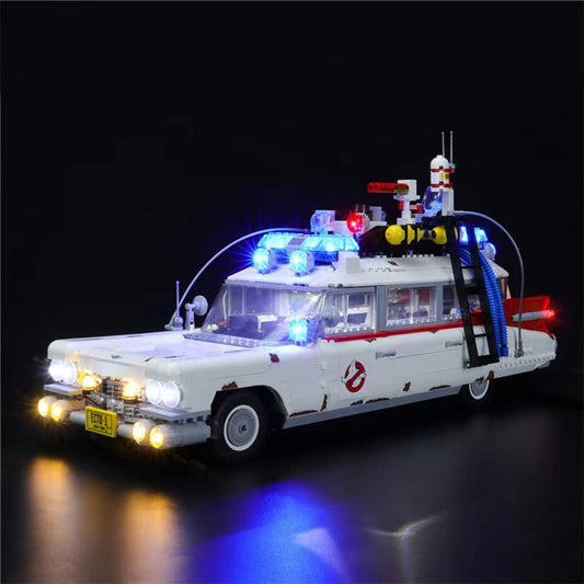GEAMENT LED Light Kit Compatible with Lego Ghostbusters Ecto-1 - Lighting Set for Creator 10274 Building Model (Model Set Not Included)